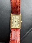 Vintage Seiko Men's Tank 7N89-0AD0 Art Deco Quartz Classic Dress Watch 27mm RARE