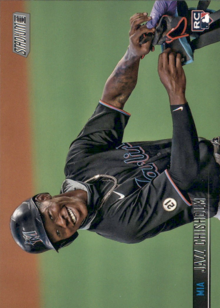 2021 Stadium Club Baseball Card #47 Jazz Chisholm RC