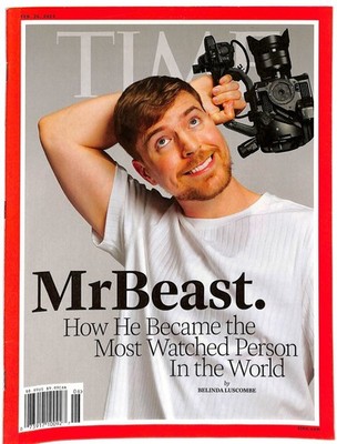 Mr. Beast YouTube Star NO LABEL - TIME Magazine - February 26, 2024