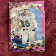 Cris Carter 2025 Panini Prizm Purple Ice /225 #214