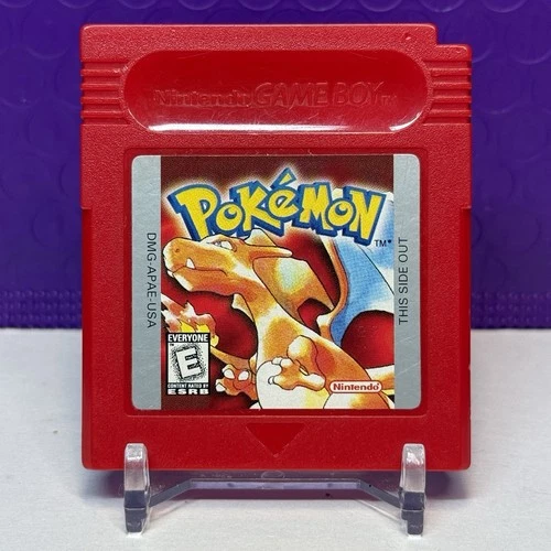 Pokemon Red Version – GameBoy [Authentic – New Save Battery] Cartridge Only