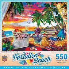MasterPieces - Paradise Beach - Paradise Breeze 550 Piece Jigsaw Puzzle