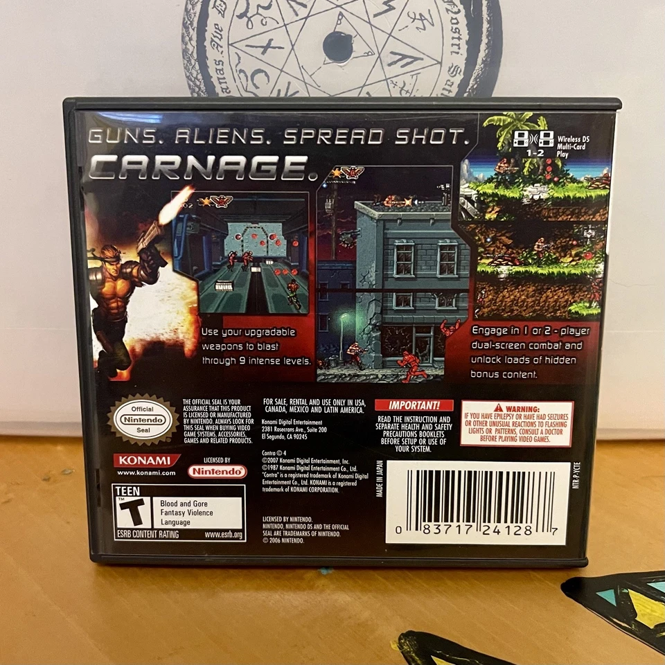 Contra 4 (Nintendo DS, 2007) - COMPLETE / CIB *AUTHENTIC *VGC+ - Image 2 of 4