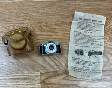 Vintage Charmy Mini Spy Hit Camera with Case and Directions, Made in Japan