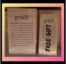 Philosophy Amazing Grace Spray Fragrance 2oz  FREE GIFT   