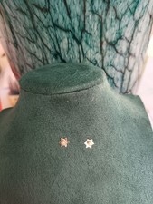 Boucles d'Oreilles Femme Or Blanc 750 et Diamant 