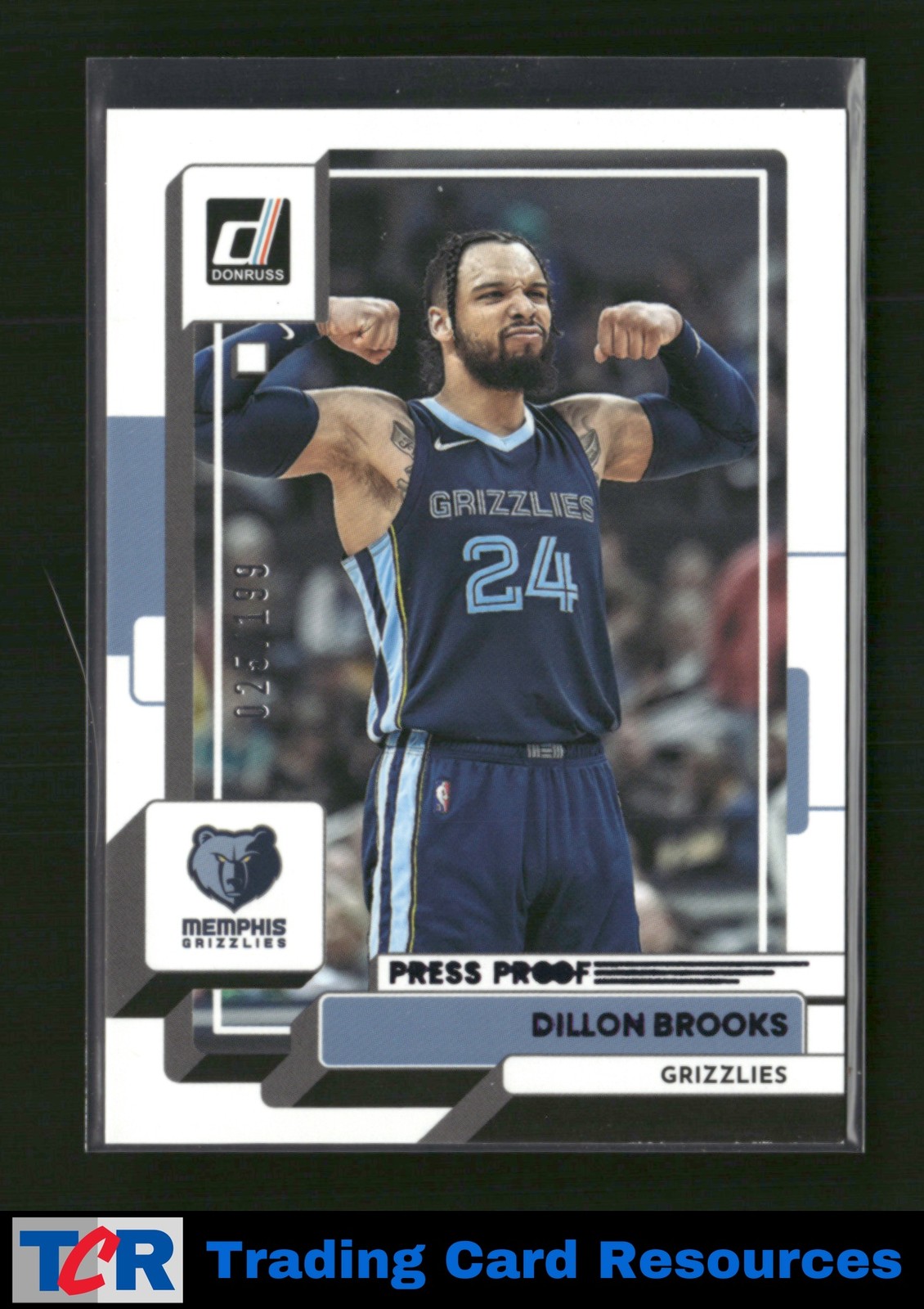 2022-23 Donruss #157 Dillon Brooks Purple Press Proof #/199