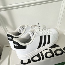 Size 2.5 PS - adidas Grand Court Low White