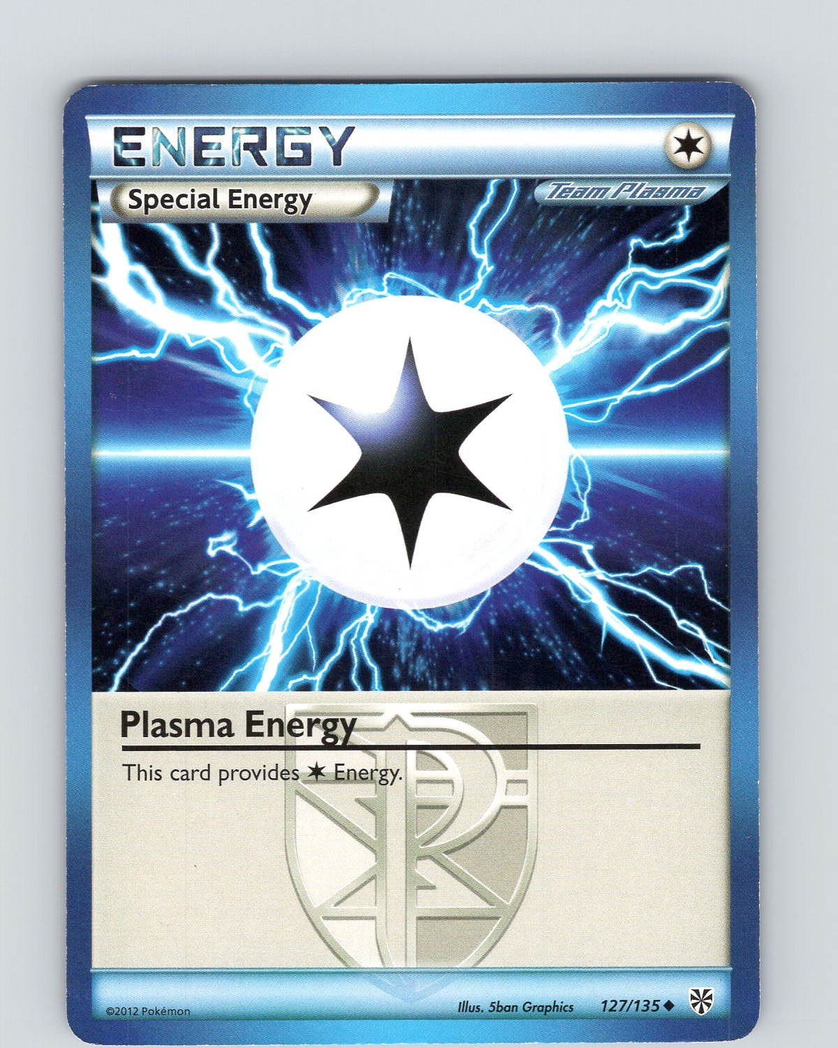Pokemon TCG Plasma Energy B&W Plasma Storm 127/135 Uncommon Card LP-NM