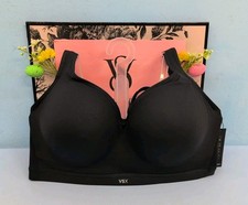 Victoria Secret VSX Incredible Max Wireless Racerback Sports Bra 36DD Black