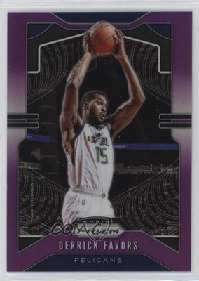 2019-20 Panini Prizm Purple Prizm 75/75 Derrick Favors #169 0it8