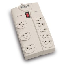 Eaton Tripp Lite Series TLP808 8 Outlet Surge Protector Power Strip White