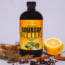 Soursop Bitters Liquid Herbals with Multiple Potent and Organic Herbs- Moringa,