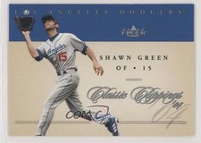2004 Fleer Classic Clippings Shawn Green #9 0c4