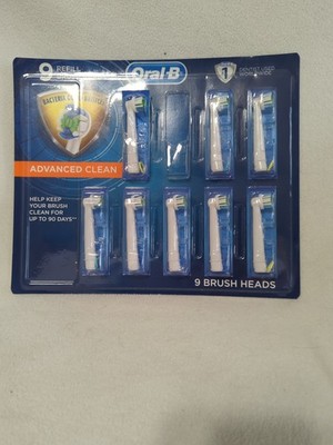 Oral B Refill 7 Electric Tooth Brush Heads Advanced Clean Max Plaque Removal
