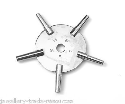 Set Di 2 Chiavi Orologio Avvolgimento - Tutte Le Taglie In Ottone - Foto 6