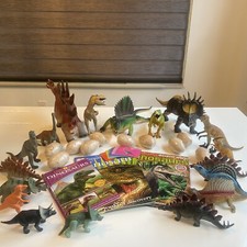 Large Dinosaur Toy and Book Bundle - Perfect for Little to Older Kids