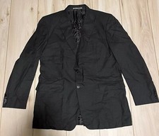 Vintage Hickey Freeman Loro Piana Tasmanian Super 120s Blazer Gray Mens Size 44L