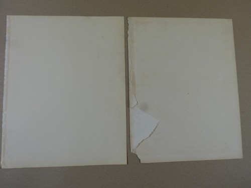 11 sheets genuine reclaimed antique plain paper with age toning aprox 24x30cm - Picture 8 of 14