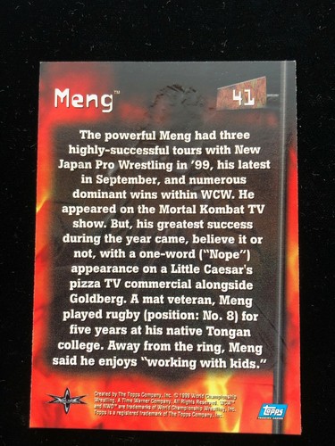 1999 Topps WCW Embossed Pick Your Wrestling Card to Complete the Set - Picture 61 of 108