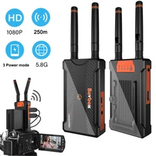 200m Wireless Transmitter Receiver HDMI Extender F Camera Battery Live Streaming