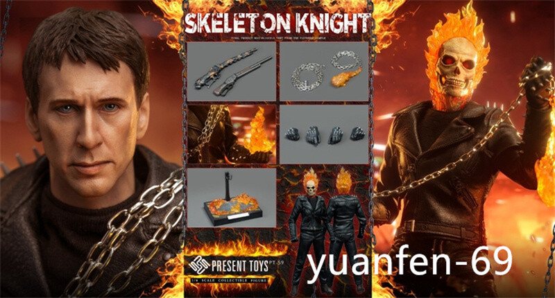 PRESENT TOYS  PT-SP59 1/6 Ghost Rider Nicolas Cage Action Figure 12