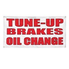 Vinyl Banner Multiple Sizes Tune-Up Brakes Oil Change Auto Body Shop Car B