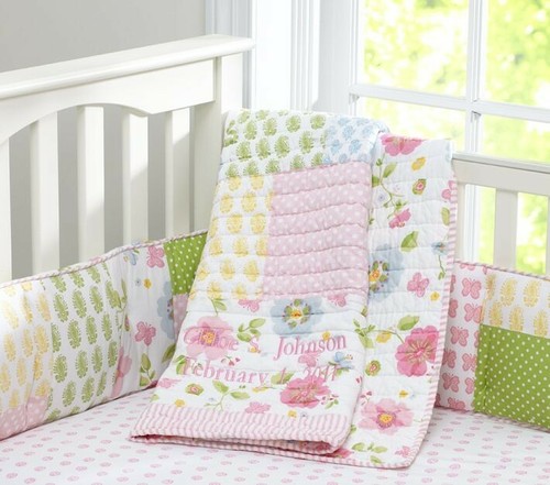 Lily Crib Bedding Set (quilt, 2 sheets 