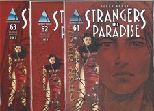 STRANGERS IN PARADISE LOT OF 3 - #61 #62 #63 DAVID'S STORY SET (NM-) TERRY MOORE