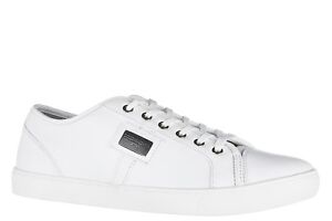 dolce & gabbana men's leather sneakers shoes