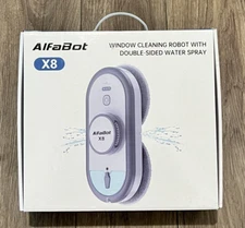ALFABOT Window Cleaning Robot with Dual Water Spray X8 Robot Window Cleaner New
