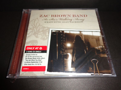AS SHE'S WALKING AWAY by ZAC BROWN BAND-feat Alan Jackson-Target Exclusive CD