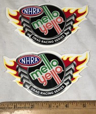 Vintage Lot Of 2 NHRA Mello Yello Drag Racing Series Decal Sticker Hot Rod