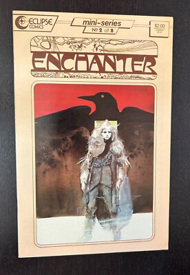ENCHANTER #2 (Eclipse Comics 1985) -- SIGNED By Don Chin -- VF/NM
