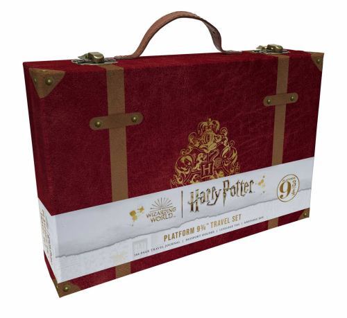 Harry Potter: Platform 9 3/4 Travel Set - Case, Journal, Tag & Holder *FREE P&P*