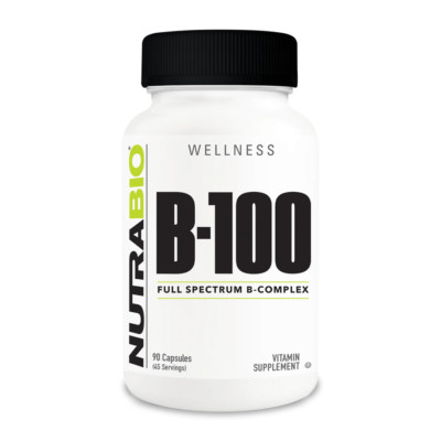 NutraBio - B-100 Complex - 90 Capsules