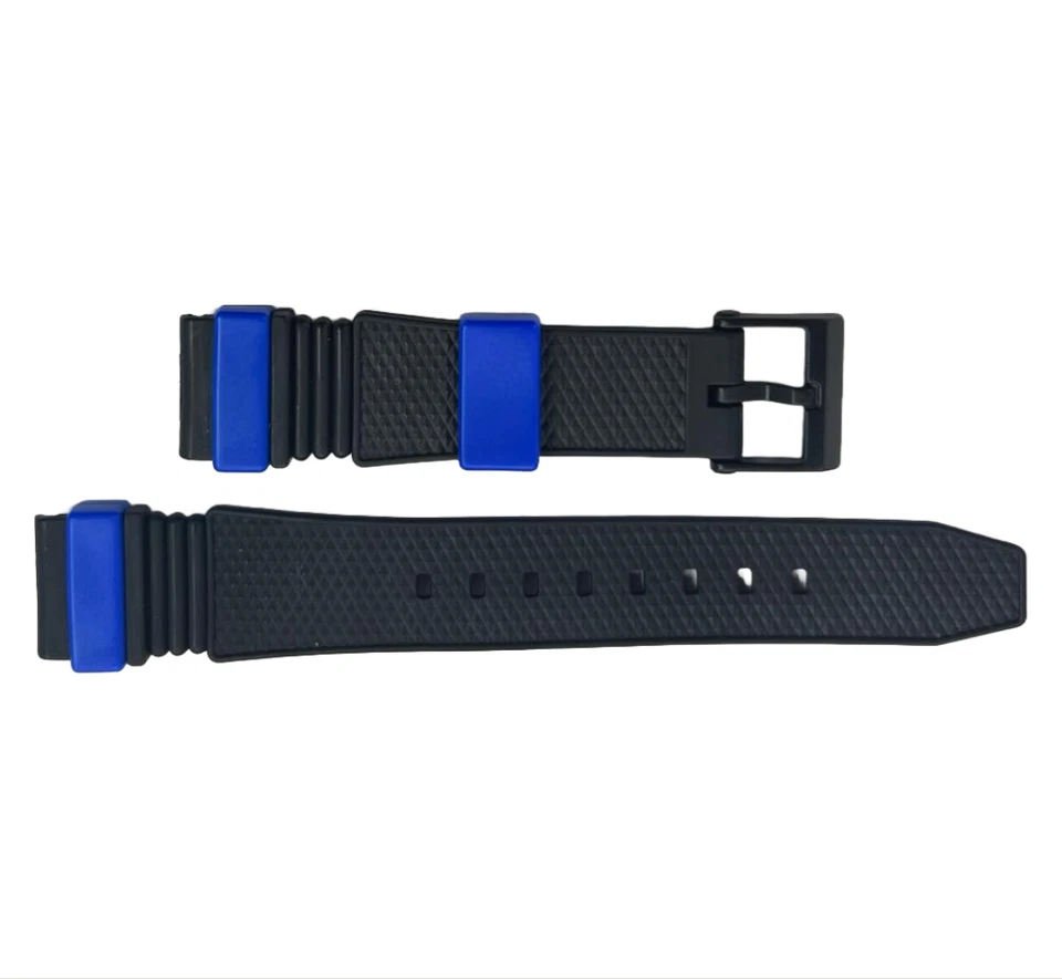 Water Resistant PVC Sport Watch Band Strap 15mm Fits Timex, Casio and others - Image 4 of 4