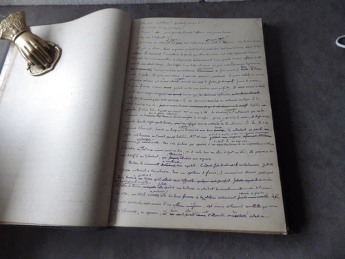 MANUSCRIPT of A CHARPENTIER L AMOUREUSE REDEMPTION 1901 PUBLISHED BY PLON 1903