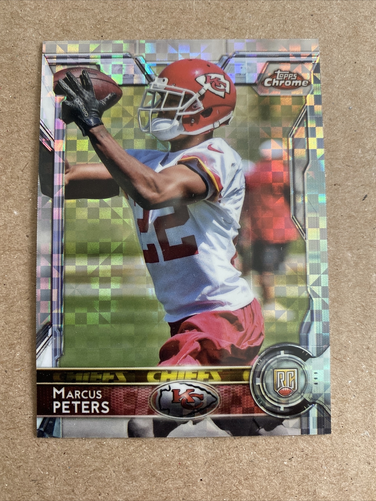 Marcus Peters Topps Chrome #124 Xfractor