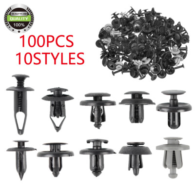100X Bumper Fender Fastener Clips For Chevrolet Suburban Tahoe Tornado 2500
