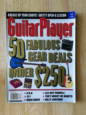 Guitar Player Magazine December 2001 - Lee Roy Parnell - Greg Koch - 311
