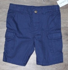 Carter's NWT Baby Toddler Boys Pull On Navy Cargo Shorts - 24 Months