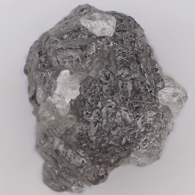 Silver Grey 3.91 CT, Natural Rough Loose Diamond, Raw Uncut Mine Diamond