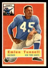 1956 Topps Football #17 Emlen Tunnell NM *e2