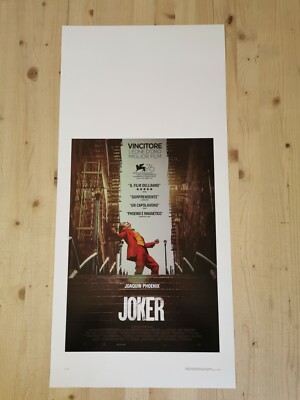 JOKER Locandina Film 33x70 Poster Originale Cinema JOAQUIN PHOENIX TODD PHILLIPS