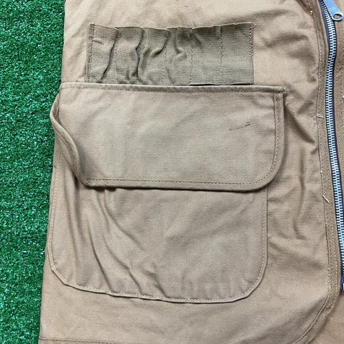 Brush Master Vintage Hunting Game Bag Shooting Vest Pockets Size Large USA - Picture 5 of 12