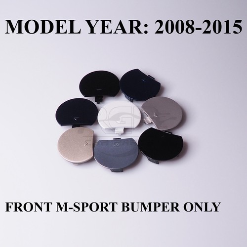 BMW 7 Series F01 F02 F04 M Sport Vorne Stoßstange tow hook cover 08-15 Wahl Farb