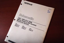 Caterpillar 12H 140H 160H Motor Grade Electrical System Schematic Diagram Manual