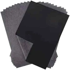 100 Sheets Black Carbon Transfer Tracing Paper for Wood, Paper, Canvas and Other