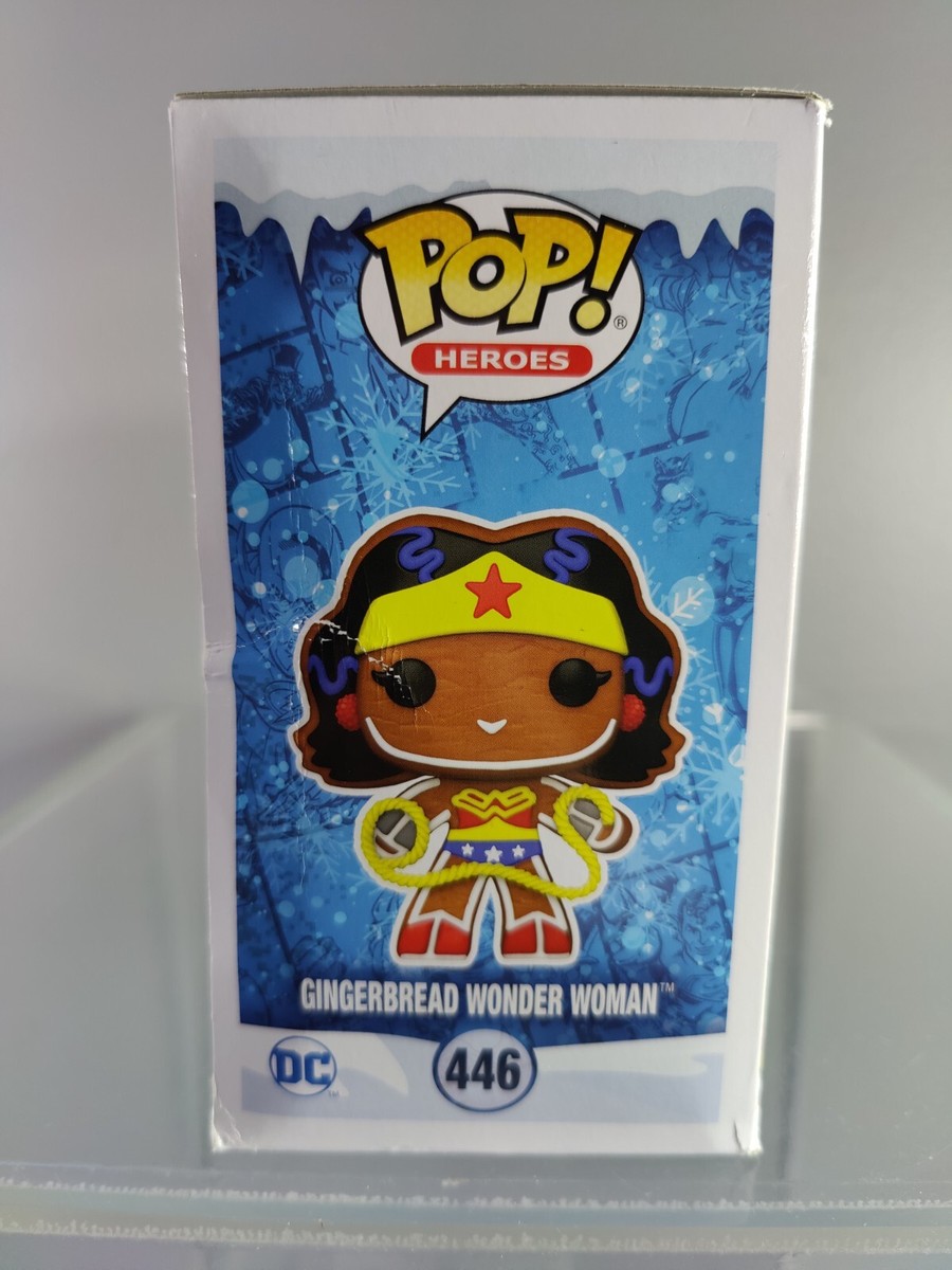 FUNKO POP DC SUPER HEROES GINGERBREAD WONDER WOMAN #446 VINYL
